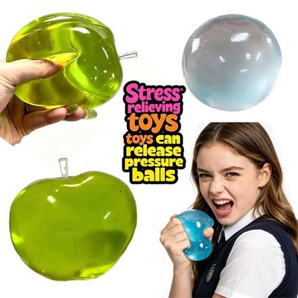 HOTSimulated Apple Pinch Music Soft Rubber Elastic Adult Anxiety Relief Pinch Toy Classroom Stress Relief Toy X260511