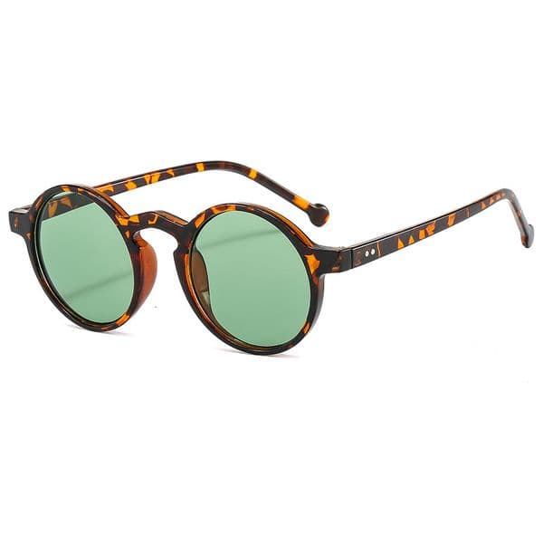High Quality 2021 New Frame Fashion Versatile Round Stud Glasses Korean Version Slim Face INS Sunglasses Wholesale