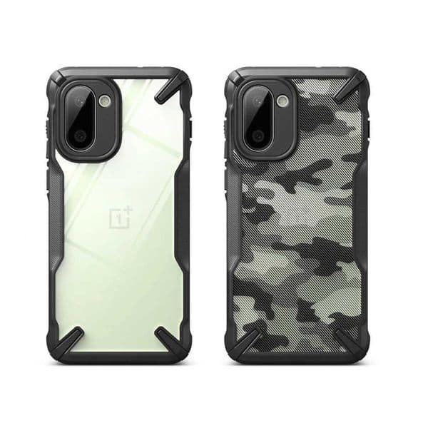 Ringke Fusion-X Cpatible with OnePlus 15R Case Augmented Bumper Clear Hard Back Shockproof Protective CoverJ260511