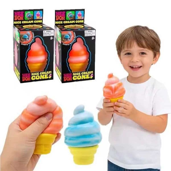 New Schylling Ice-Cream Sensory Toys Stress Relieving Blocks Pinching Relieving Puzzle Solving Venting Children Souvenir X260511