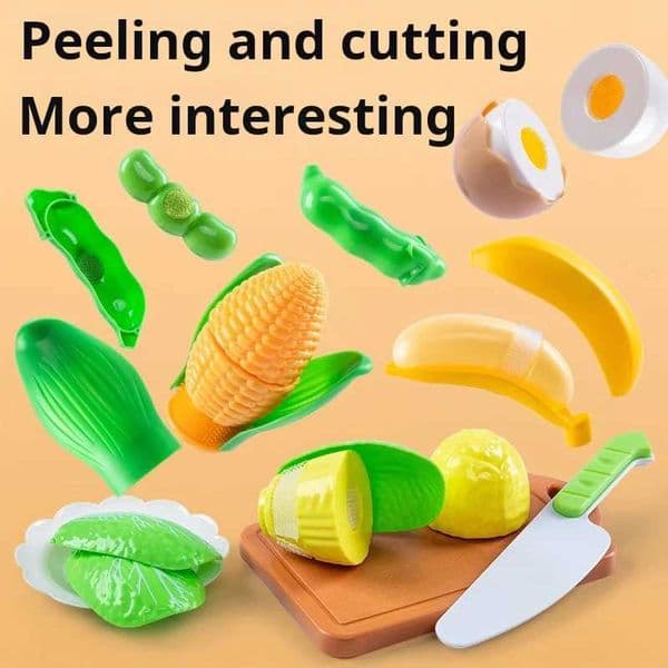DIY Fruit Cutting Toys Vegetables Fruits And Vegetables Parent-Child Simulation Kitchen Food Childrens Birthday Gifts S26050887DD