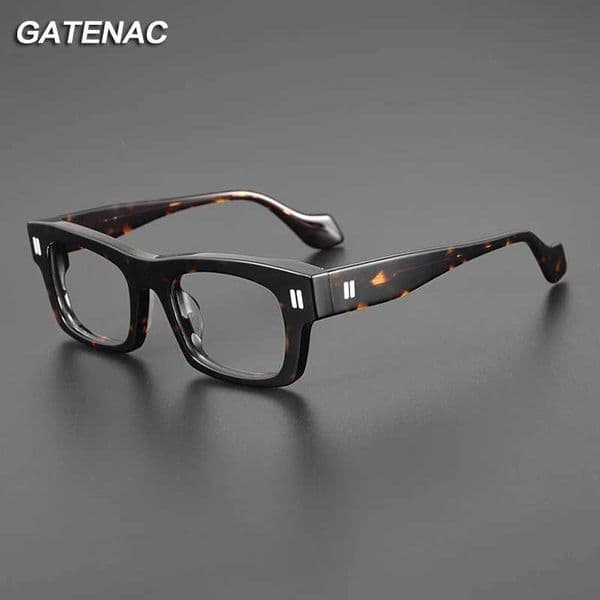 Vintage etate Glasses Fre Men Square Prescription Myopia Eyeglasses Fre Women 2023 Retro Luxury Brand Designer Spectles L260511
