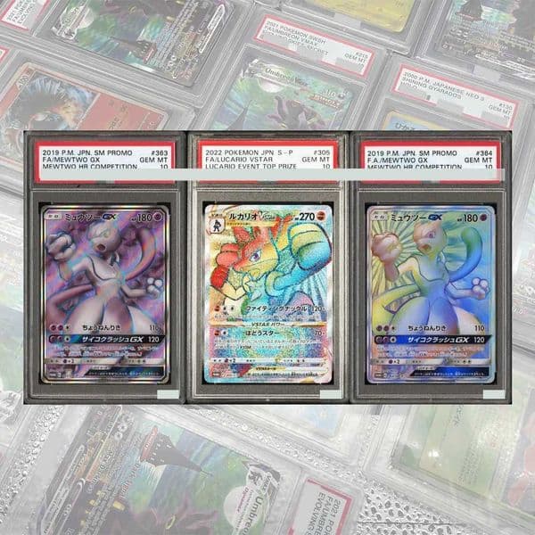 Mewtwo GX 2019 HR Competition Winner Promo DIY Proxy PTCG Garaded Collection Card 363/SM-P Card Japanese GEM MT10 GIFTS L2605118B8W