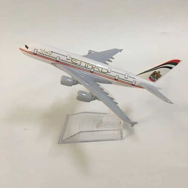 JASON TUTU 16cm Plane Model Airplane Model Etihad A380 Aircraft Model Diecast Metal 1400 Airbus A380 Airplanes Model Plane Toy L260509RHGK