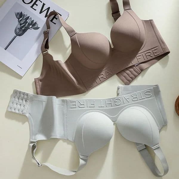 Scarless Large Size Underwear for Women with Large Breasts and Small Thin Styles for Secondary Breast Adjustment Bra 260509