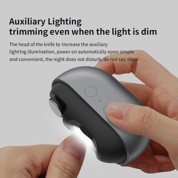 Fully automatic electric clipper Home safety protection Long lasting battery life Portable nail trimming device