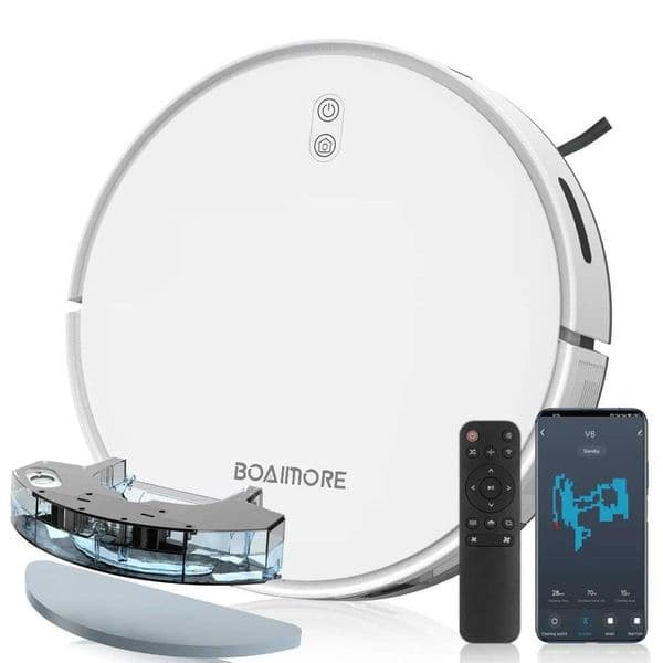 Robot Vacuum Cleaner Combo Mop With 6500PA Smart Wireless APP Control Floor Sweeping Machine Self-Charging For Home Robotic S260509