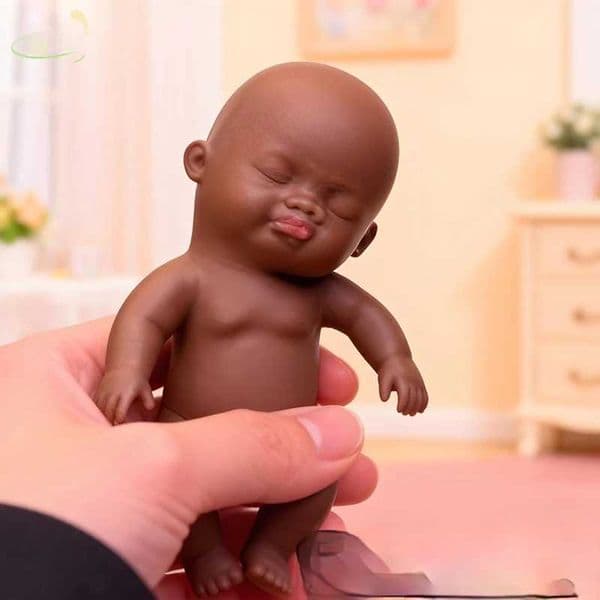 Squishy Natasha Doll Dark Brown Squeeze Toy Soft Safe Material Stress Relief Decompression Toy For Adult Anxiety Relief X260511