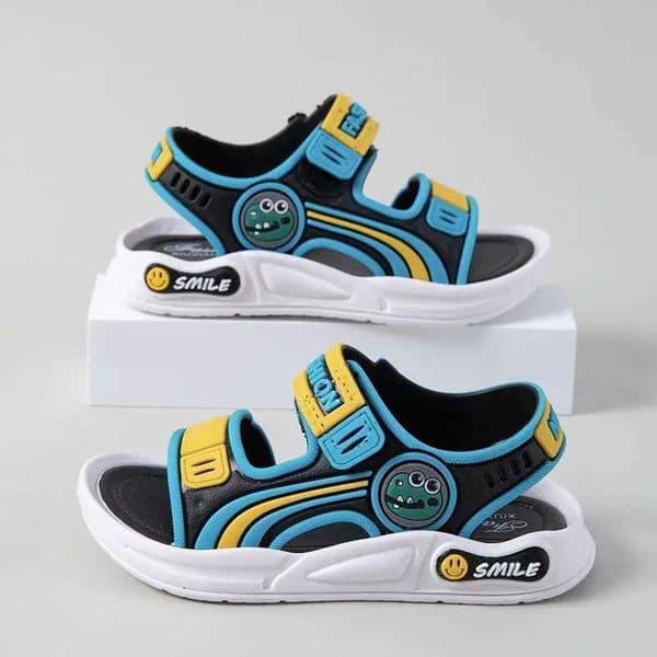 Summer Baby Sandals Cute Cartoon Baby Boy Sandals Soft Sole Anti-slip Boys Girls Sandals Toddler Baby Shoes Beach 2-10 YearsL260511