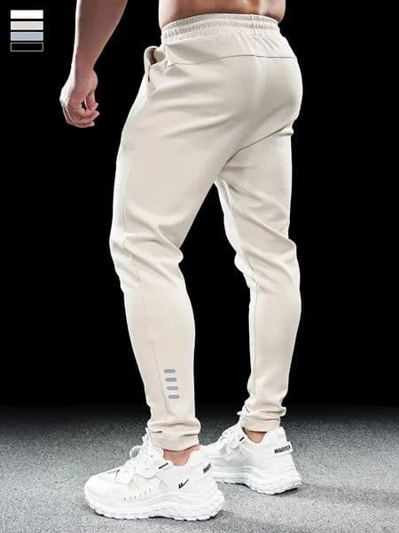 Mens Sports Gym Fitness Casual Slim Stretch Running Pants Tops Mens Quick-drying Breathable Training Pants Autumn Winter 260511