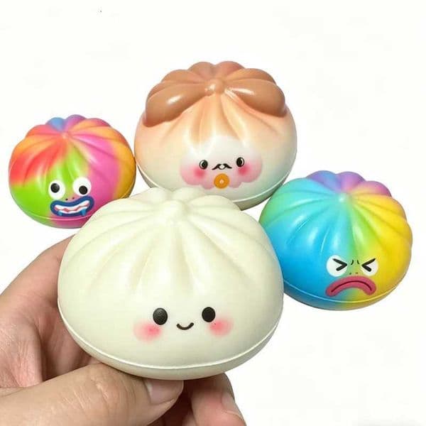 Mysteries Dumplings Colorful Dumpling Squishy Mysterious Dumplings Decompression Squeeze Toys Stress Relief Balls X260511