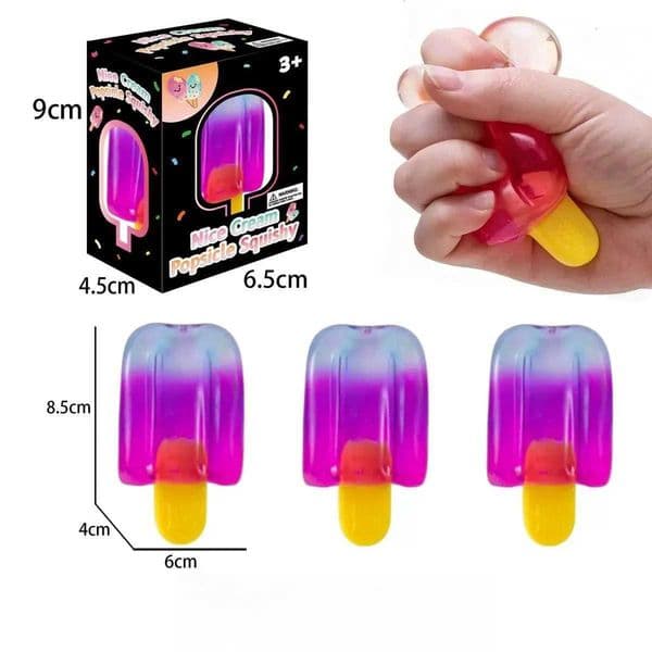 Schylling Needoh Nice Cube Sensory Nice-sicle Stress Relief Squishy Anti-anxiety Squeeze Toy Focus Adhd for Kids Adults ADHD X260511