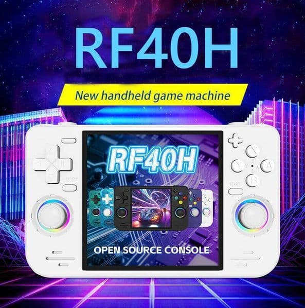 Open Souce RF40H Retro Handheld Console Linux 4.0 IPS Screen Supports WiFi Glowing Rocker Portable Pocket Video Game Playe W260511
