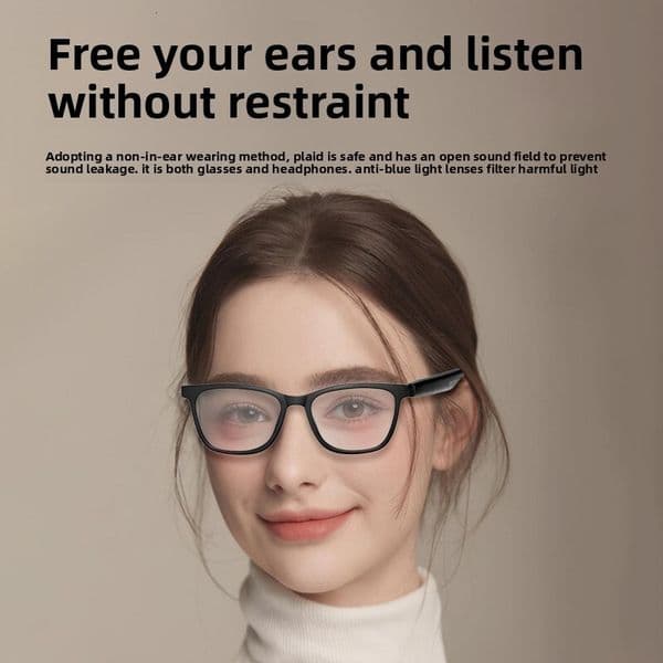 Modern New AI Smart Glasses Wireless Bluetooth Headset Multifunctional Real Time Translation Simultaneous Interpretation Smart Eyewear