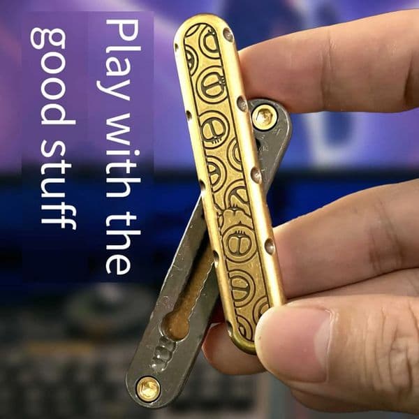 2026 Metal Fidget Toy EDC Sliders Toys Stress Relief For Adults Metal fidget cube Push Pull Rotation ADHD Casual Fidget Toy Haptic Coin Edc
