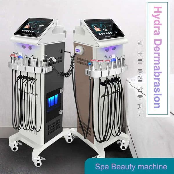 Upd Upd High Efficiency 9 In 1 Hydro Hydra Oxygen Beauty Equipment Facial Skin Care Beauty Salon Equipment