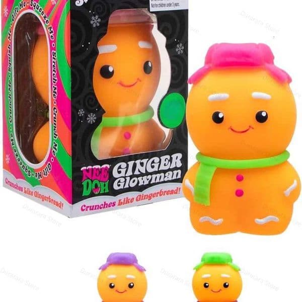 2026 New Schylling NeeDoh Gingerbread Man Stress Relief Squishy Toy Relief Fidget Toys Children Adults Collectable X260511