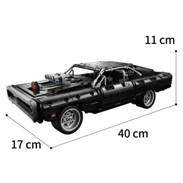 Wooden Puzzle 2026 Build Block Set Model Kit New Dodge Racing Car Building Blocks Fast Furious Vehicle Toy Birthday Christmas Gift large puzzle Brick For Engi