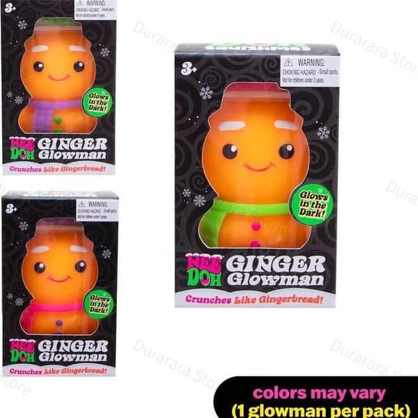 NeeDoh Schylling 2026 Gingerbread New Man Stress Relief Squishy Toy Relief Fidget Toys Children Adults Collectable X260513
