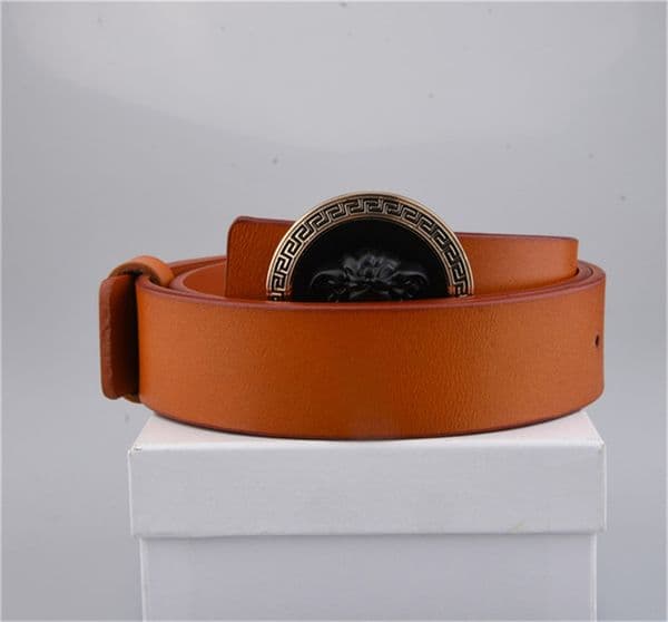 Belts for Men Designer 3.8cm Width Belt Women Classic Brand Luxury Belt Medusa Buckle Genuine Leather Solid Belts Man Woman Fashion Belt Bb Simon Belt Cintura Uomo RR