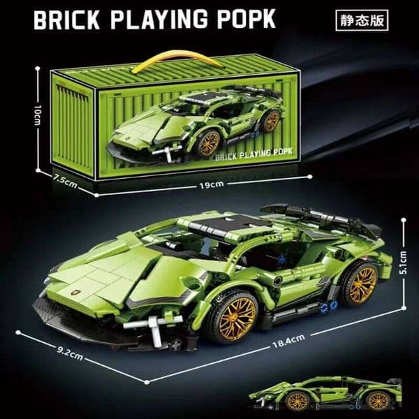Hot Technical Building Blocks Car Racing Sport Speed Vehicle Model City Mechanical Super Bricks Puzzle Toys Adult Gift 26Y0511