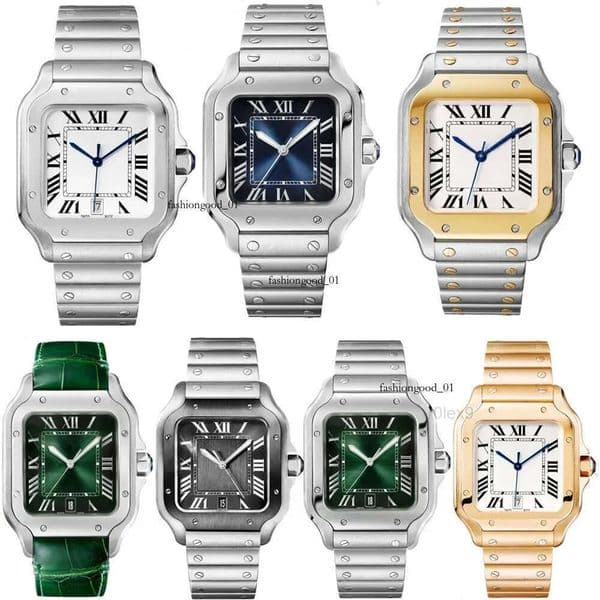Watch Men's luxury wristwatch Automatic mechanical Stainless case Leather/stainless steel strap Designed by a designer Cool spor40