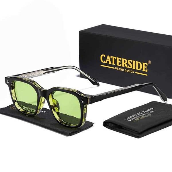 CATERSIDE Fashion Simple Men Sunglasses High Quality Brand Design Sun Glasses Women Outdoor Party Vacation Travel EyeglassesT260511