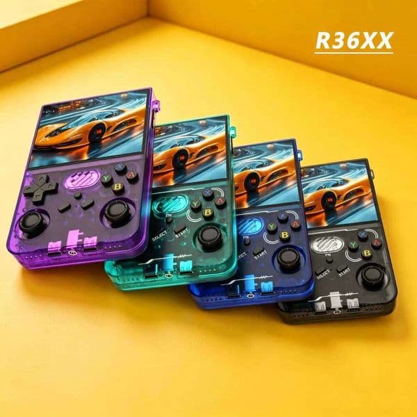 FLLAPT 128G R36XX Retro Handheld Game Console 3.5 Inch IPS Screen New Upgrade Portable with WiFi Online Battle, Best Gift W260511