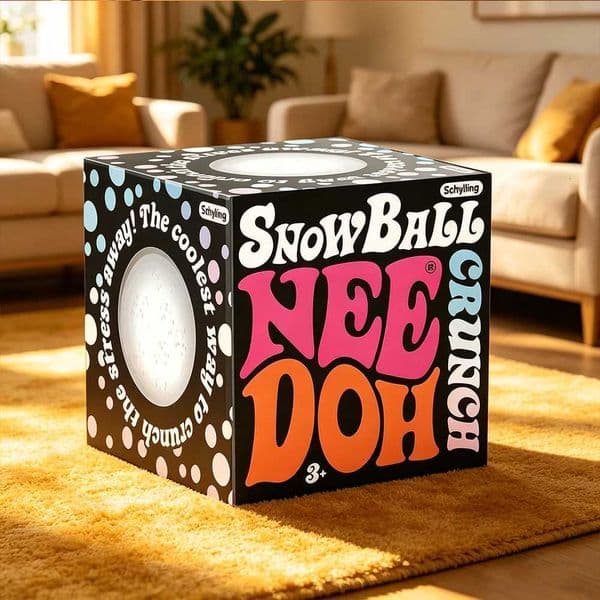 NeeDoh Snow Ball Crunch Snow Ball Crunch ice Cube Sensory Stress Relieving Blocks Squishy Pressure Ball Kid Adults Gifts X260511 thumbnail 2