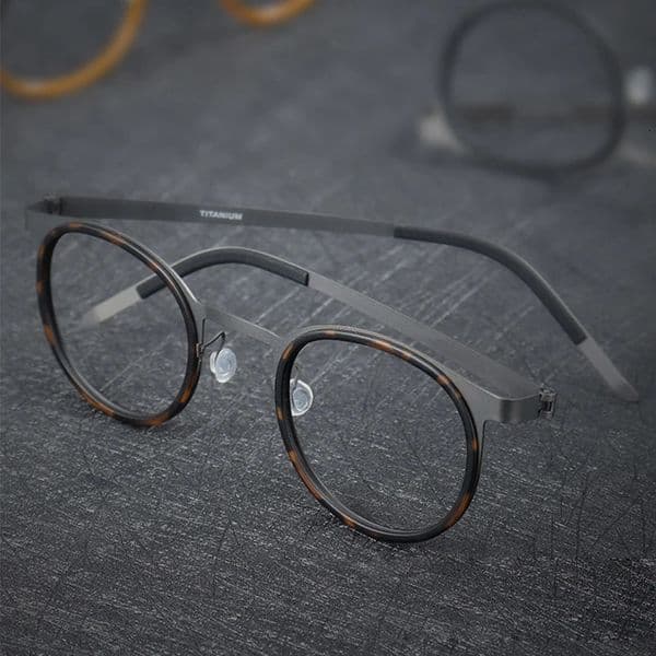 Denmark y Pure Eyewear Screwless n Men Glasses Frame Mirror Ring Separation Blue Light Eyeglasses 260509