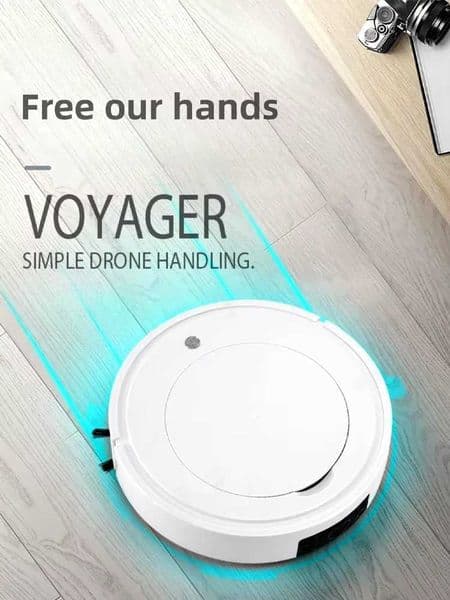 GGbingo Smart Sweep Robot Low Noise Two Cleaning Modes USB Charging Wireless Mopping Sweeping Integrate Robot for Household S260509