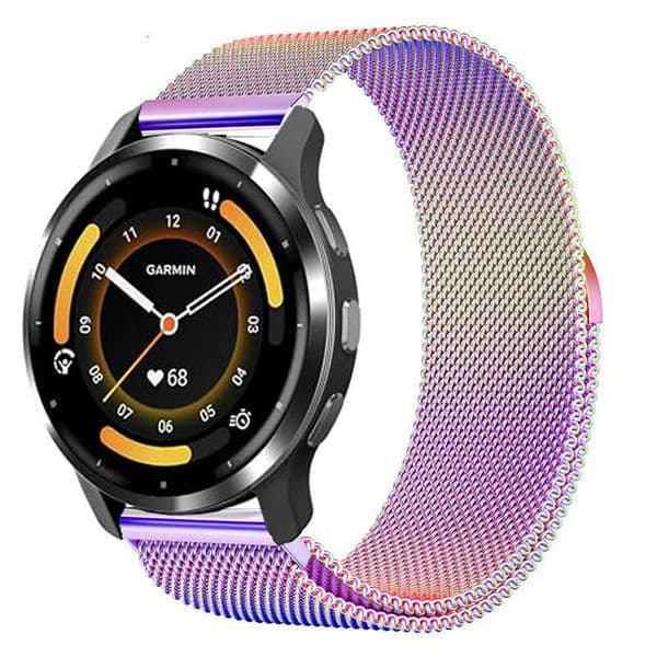 Suitable for Venu Milanese Garmin Vivoactive metal stainless steel watch strap