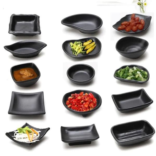 Melamine Sauce Dish Seasoning Dish Japanese Sushi Soy Dipping Soup Bowl Appetizer Butter Dish Food Serving Tray Soy Sauce Plate 260508