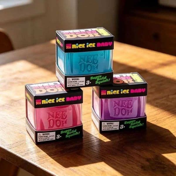 Needoh Nice Cube Sensory Stress Reliever Fidget Tool for Anxiety Focus Desk Sensory Cube for Adults Kids H260512