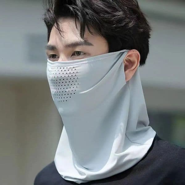 Unisex Face Scarf Breathable Ice Silk UV Sun Protection Mask Soft Adjustable Anti Ultraviolet Thin For Summer Outdoor Activities 260512