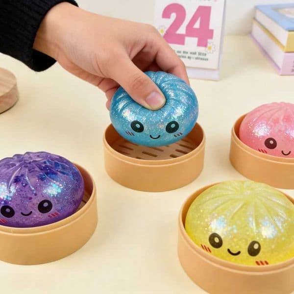 Dumpling Squishy Toy Anti-Stress Toys for Hands Sensory Toy Stress Relief Products Office Desk Toys Squishy Stress BallT260512