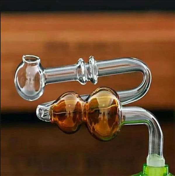 New Glass Smoking pipes hookah Oil Burner Pipes Smokings Stormtrooper gourd glass curved pot