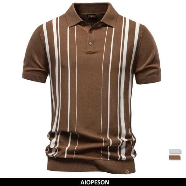 2026 Shirt Mens Stripe Old Money Style Short Sleeve Soft Breathable Luxe Casual Elegant Daily Wear Shirts For Male Z260511