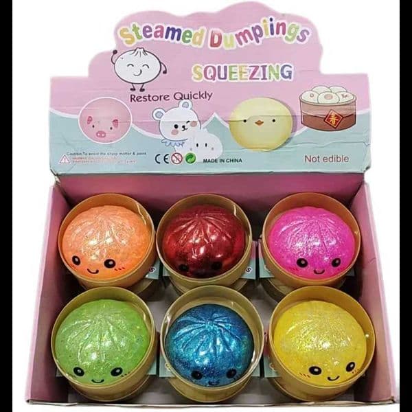 New Simulation Steamed Stuffed Bun Pinch Music Slow Rebound Vent Steamed Buns Toys Trick Tik Decompressionstress reliever toys Z260523