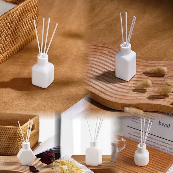 1PC 30ml Home Fragrance Empty Bottles Rattan Sticks Purifying Air Aroma Diffuser Set Essential Oil Bottles for Room Office DecorJ260512