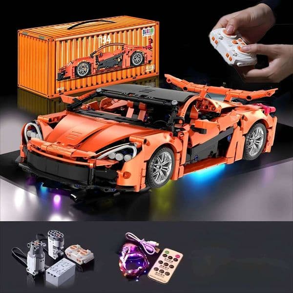 Building sports technology 1:14 racing model building block assembly brick car children's DIY gift 26L0512