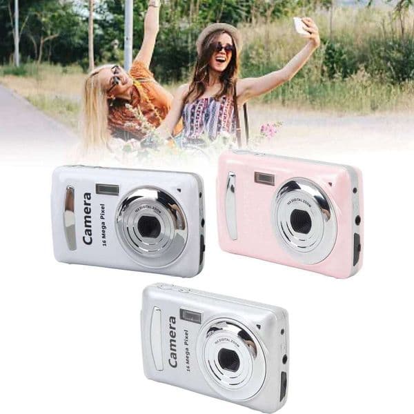 2.4 In Portable 16X Zoom 1080P 16MP Auto Focus Multi Axis Stabilization Digital Camera for Photography Video 26L0512