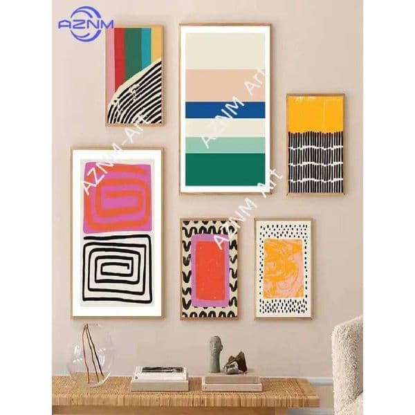 Vibrant Abstract Mark Rothko Canvas Prints Colorful Wall Art for Living Room Study Home Decor 26W05012