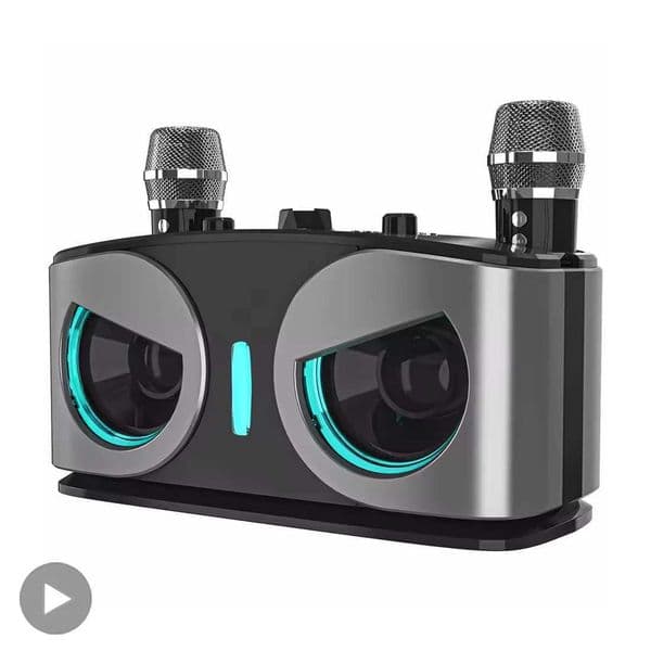Karaoke Portable Wireless Bluetooth Speaker With Microphone Machine Subwoofer Powerful Sound Box Music Caixa De Som Bocina Audio T260512WHX3