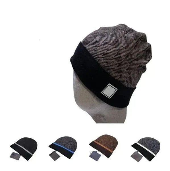 Winter knitted beanie designer cap fashionable bonnet dressy autumn hats for men skull outdoor womens cappelli travel skiing Knitted hat designer Brimless cap