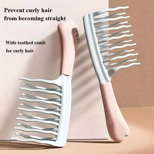 1pc Dual Wide-Tooth Hair Combs Ideal for Long Curls Voluminous Styles Curly Hair Management Home Massage Elegant Hair Care L260512