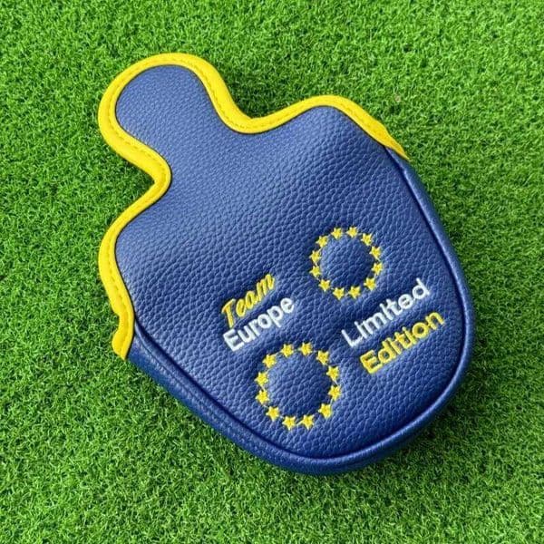 New Putter cover Europe Putters covers Mallet Portecter Golf Club Cover Blue Color Circle 26Y0512