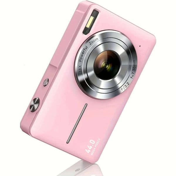Digital Camera Children Camcorder with 16x Zoom Compact 1080P 44MP Cameras for Beginner Photography 26L0512