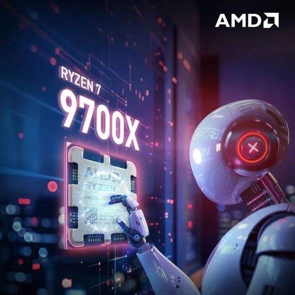 AMD Ryzen 7 9700X 8-Core 16-Thread L332M 38GHz Socket AM5 DDR5 4NM 65W R7 9700X Gaming Processor but without fan
