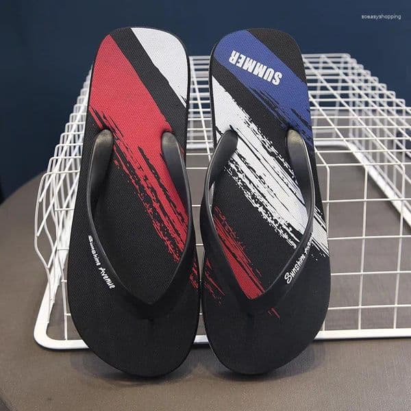 Slippers Men Flip Flops Summer Anti-skid Outdoor Casual Light Beach Sandals Household Slipper Students Slides Pantuflas Hombre